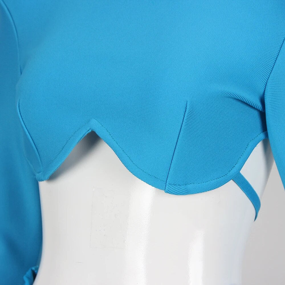 Sarah Ruched Bandage Dress