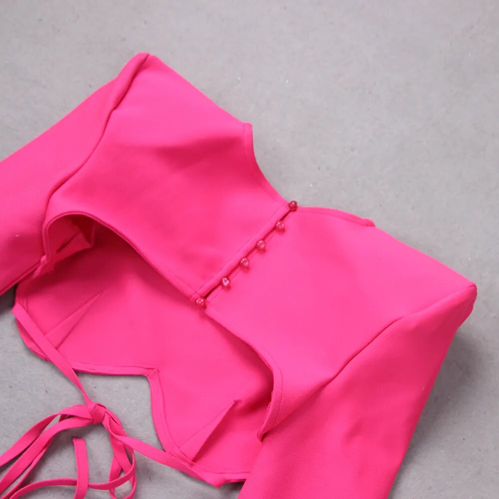 Sarah Ruched Bandage Dress