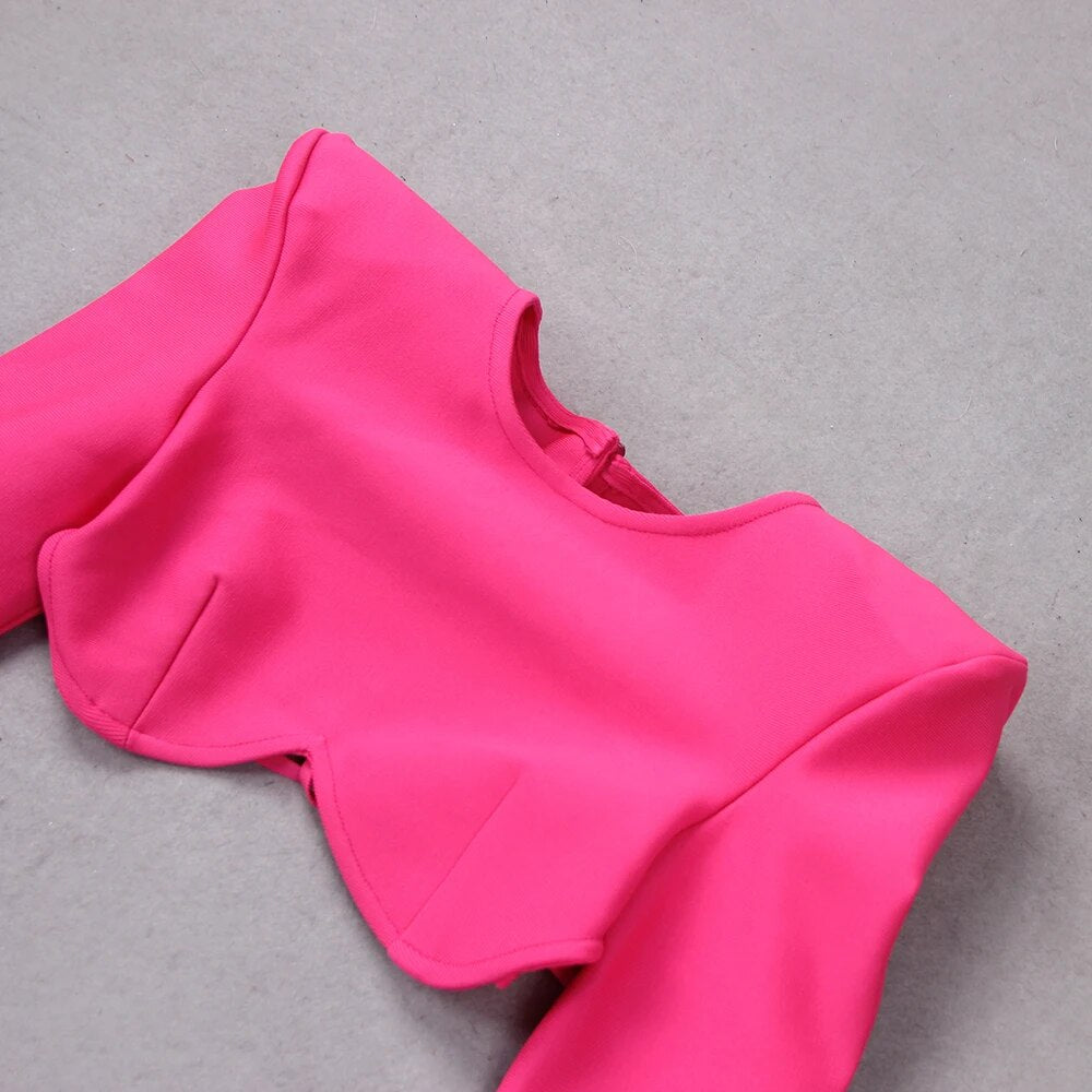 Sarah Ruched Bandage Dress