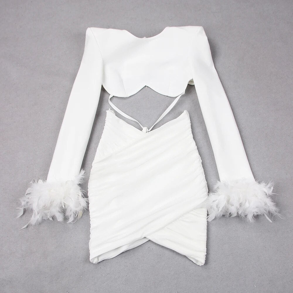 Sarah Ruched Bandage Dress