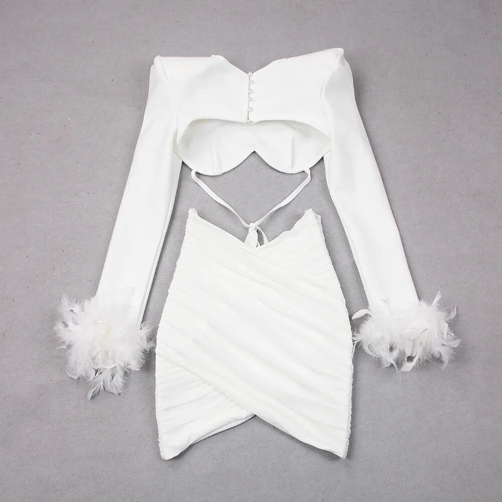 Sarah Ruched Bandage Dress