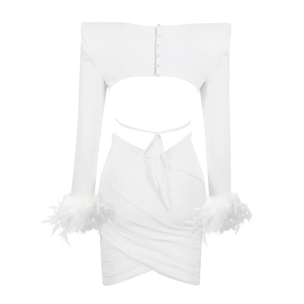 Sarah Ruched Bandage Dress