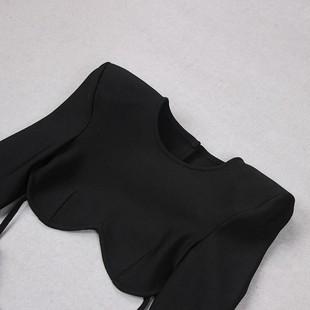Sarah Ruched Bandage Dress