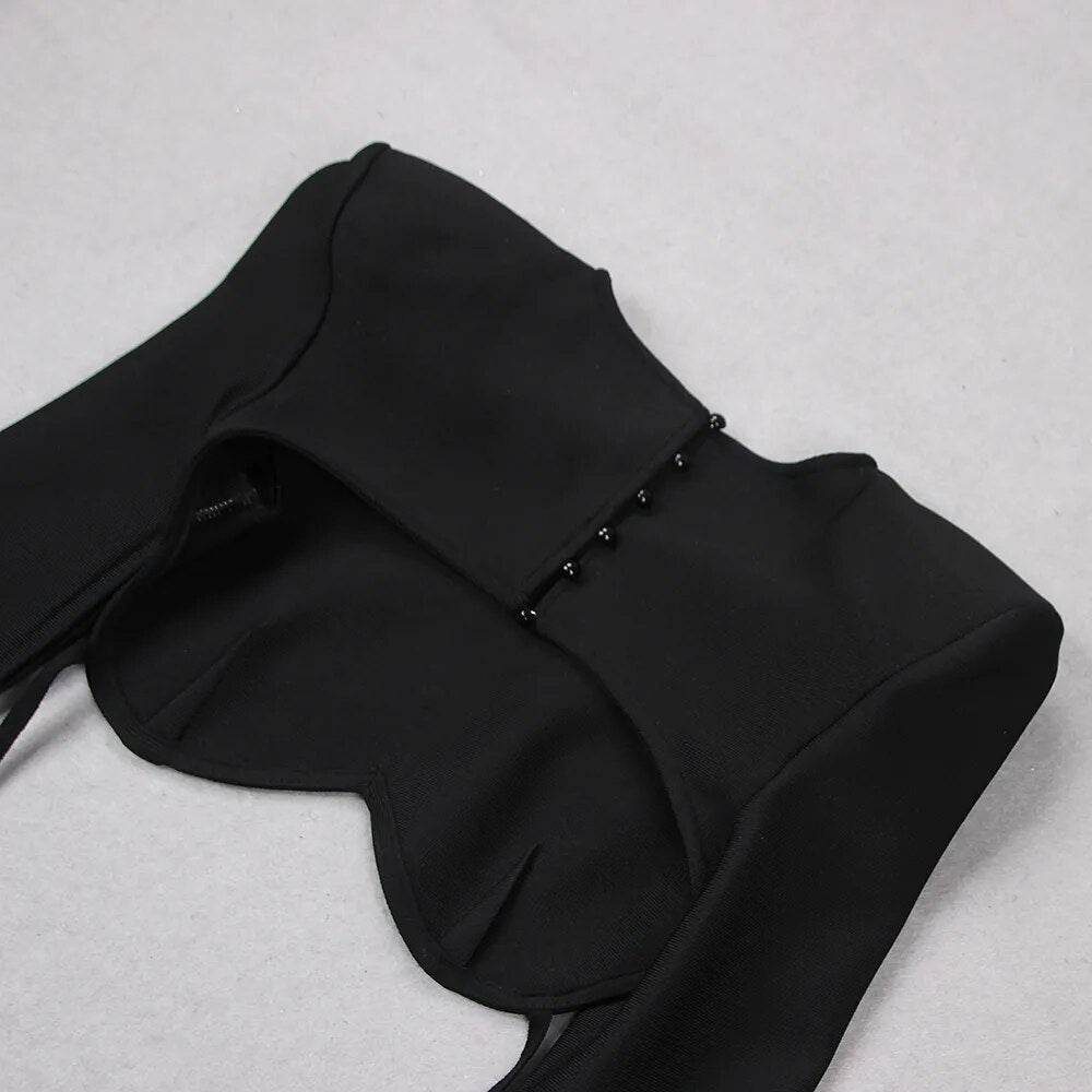 Sarah Ruched Bandage Dress