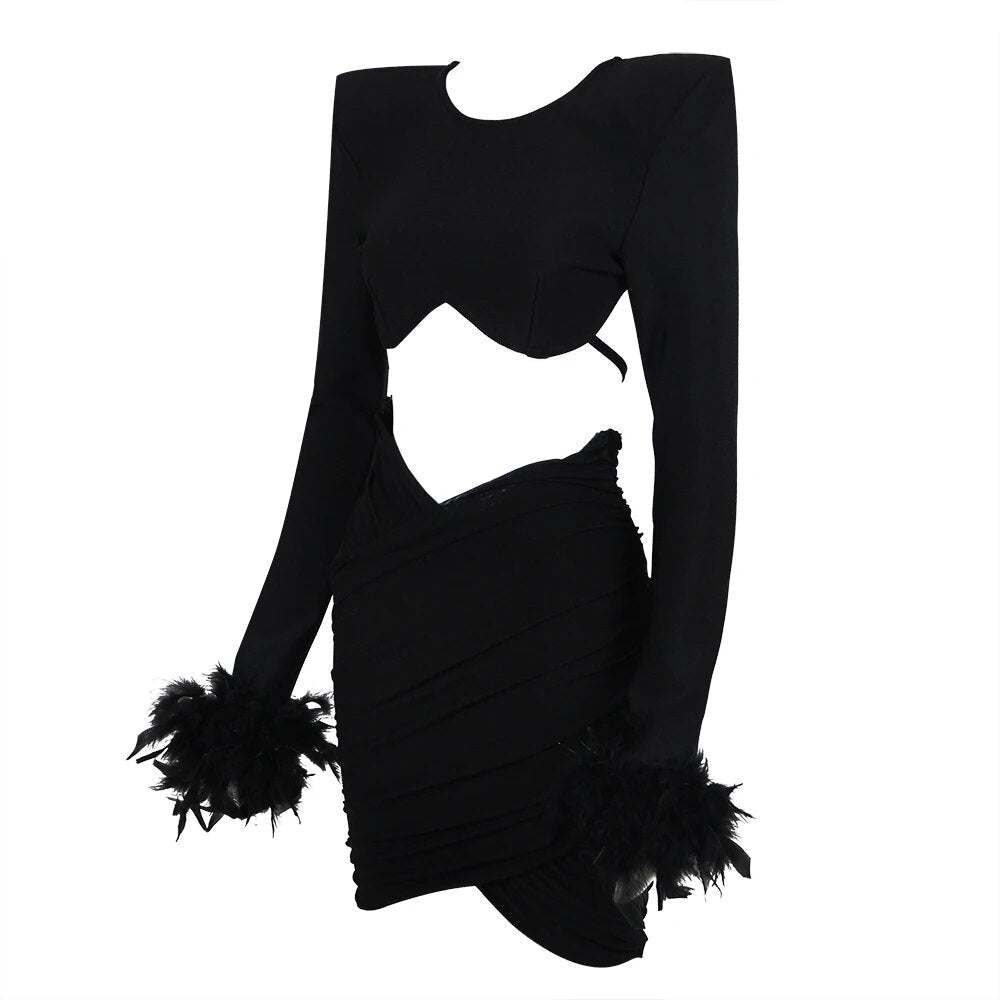 Sarah Ruched Bandage Dress