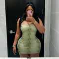 Snake Skin Tube Dress