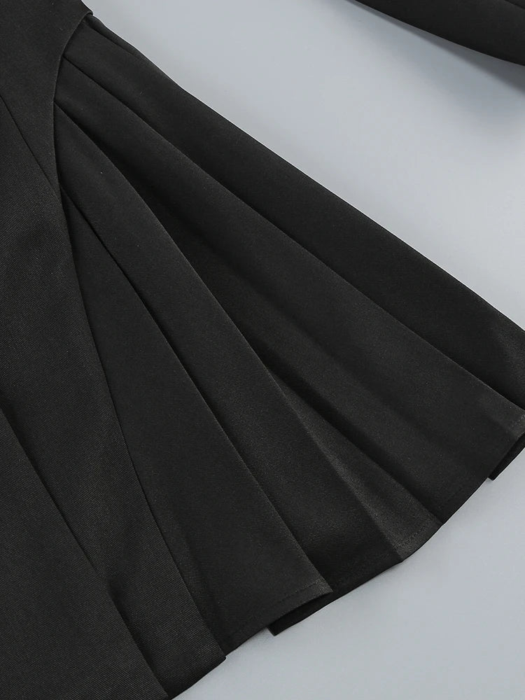 Lynn Pleated Blazer Dress