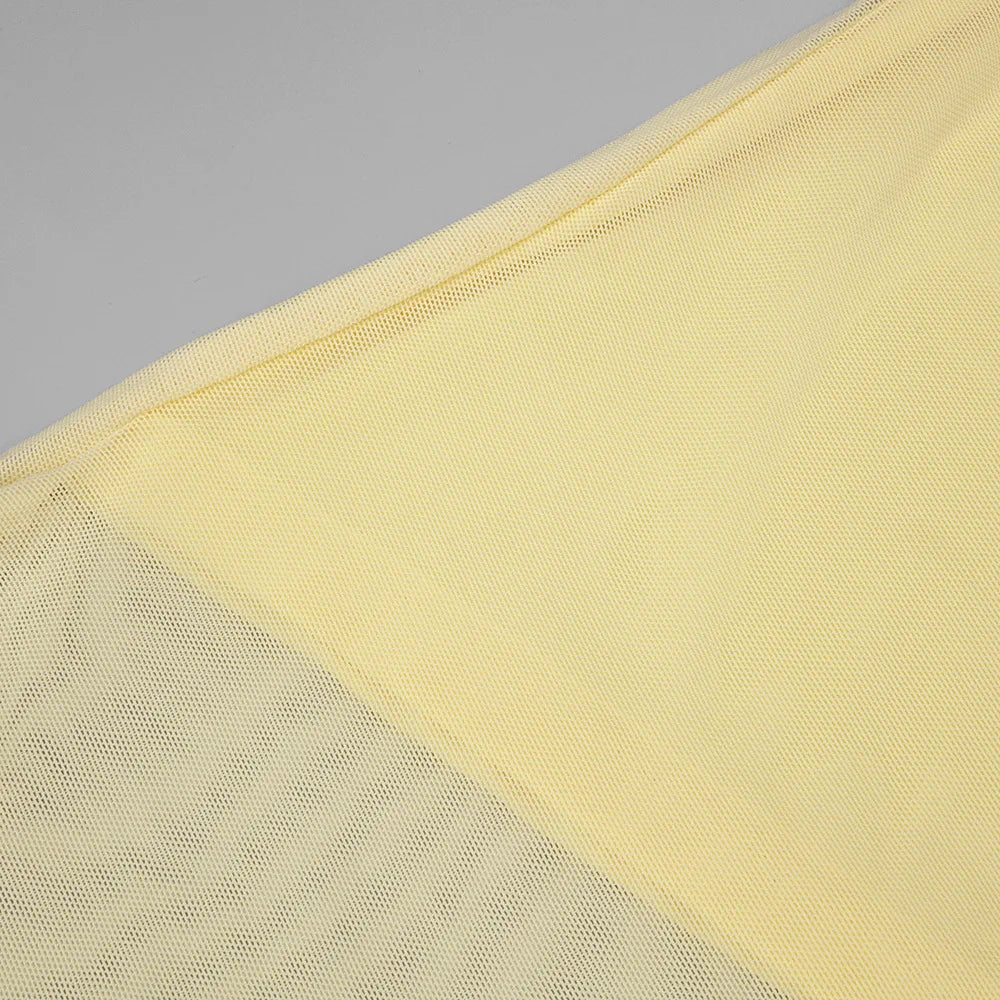 Yellow Silk Maxi Dress