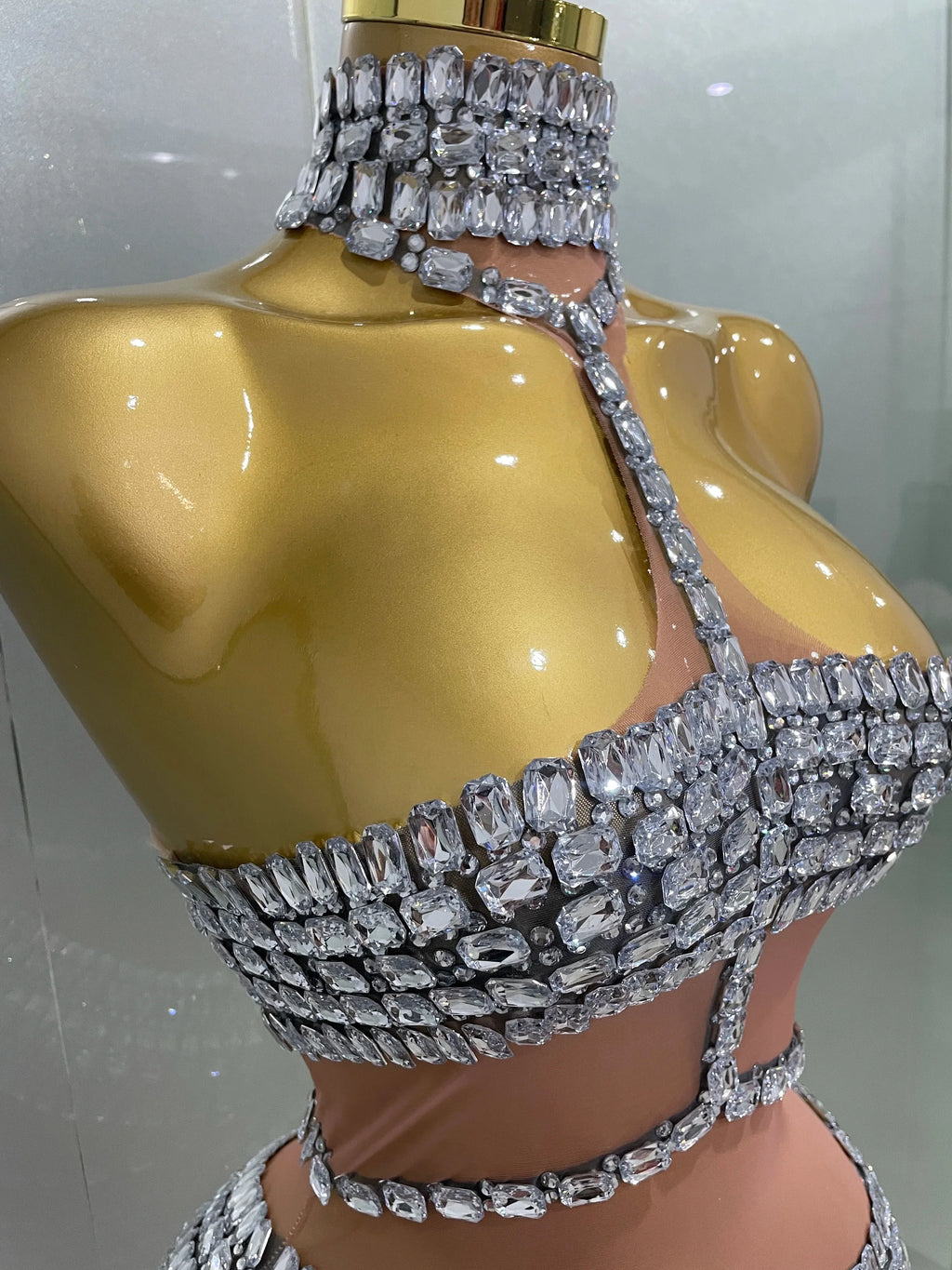 Hottie Rhinestone Mini Dress