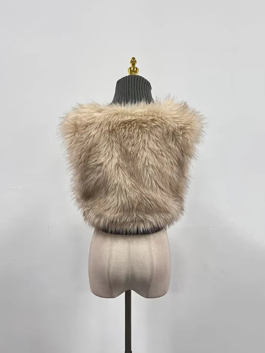 Fur Luxurious Retro Top