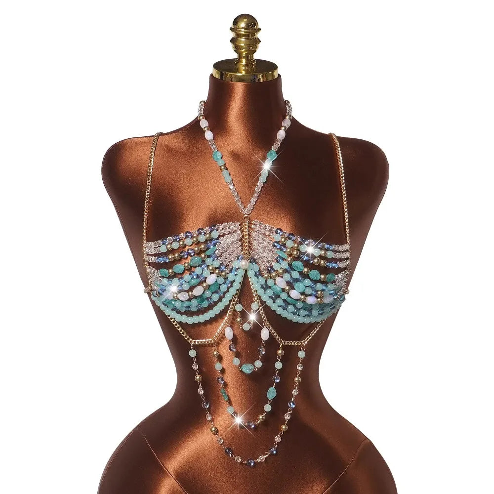 Nadia Beads Skirt Set