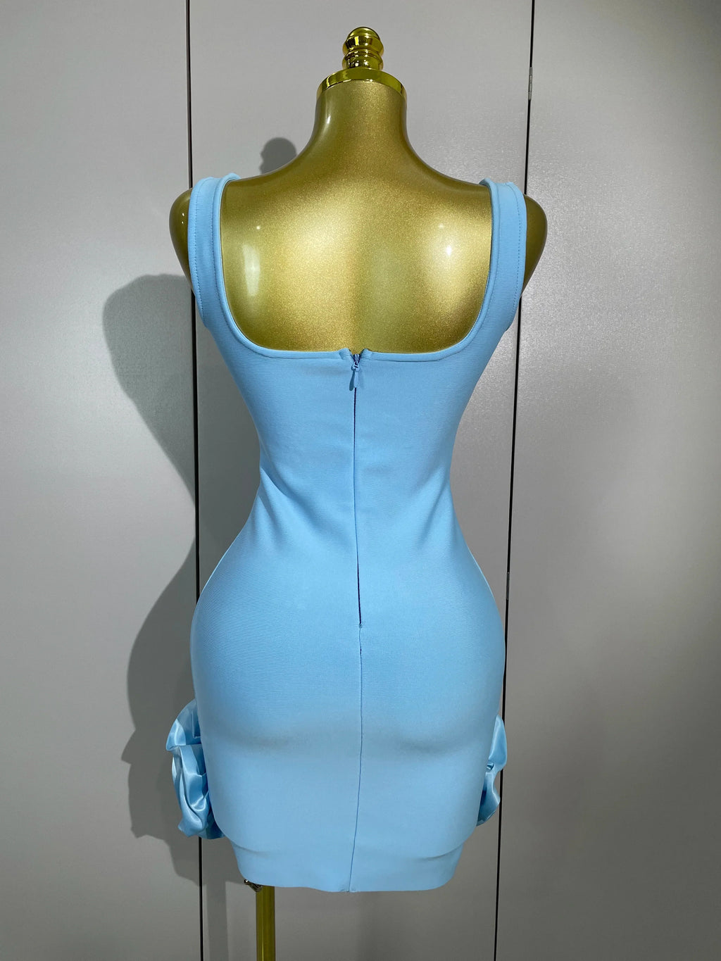 Lori Bandage Ruffle Mini Dress