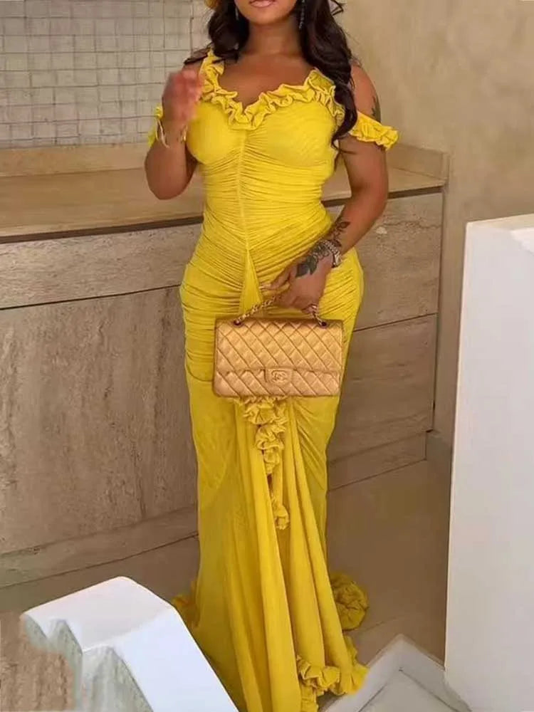 Nadya Off-Shoulder Maxi Dress