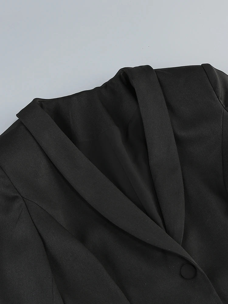 Lynn Pleated Blazer Dress