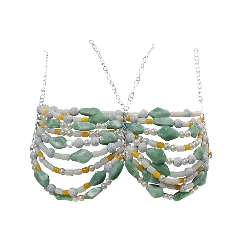 Pearl Tassel Crop Top