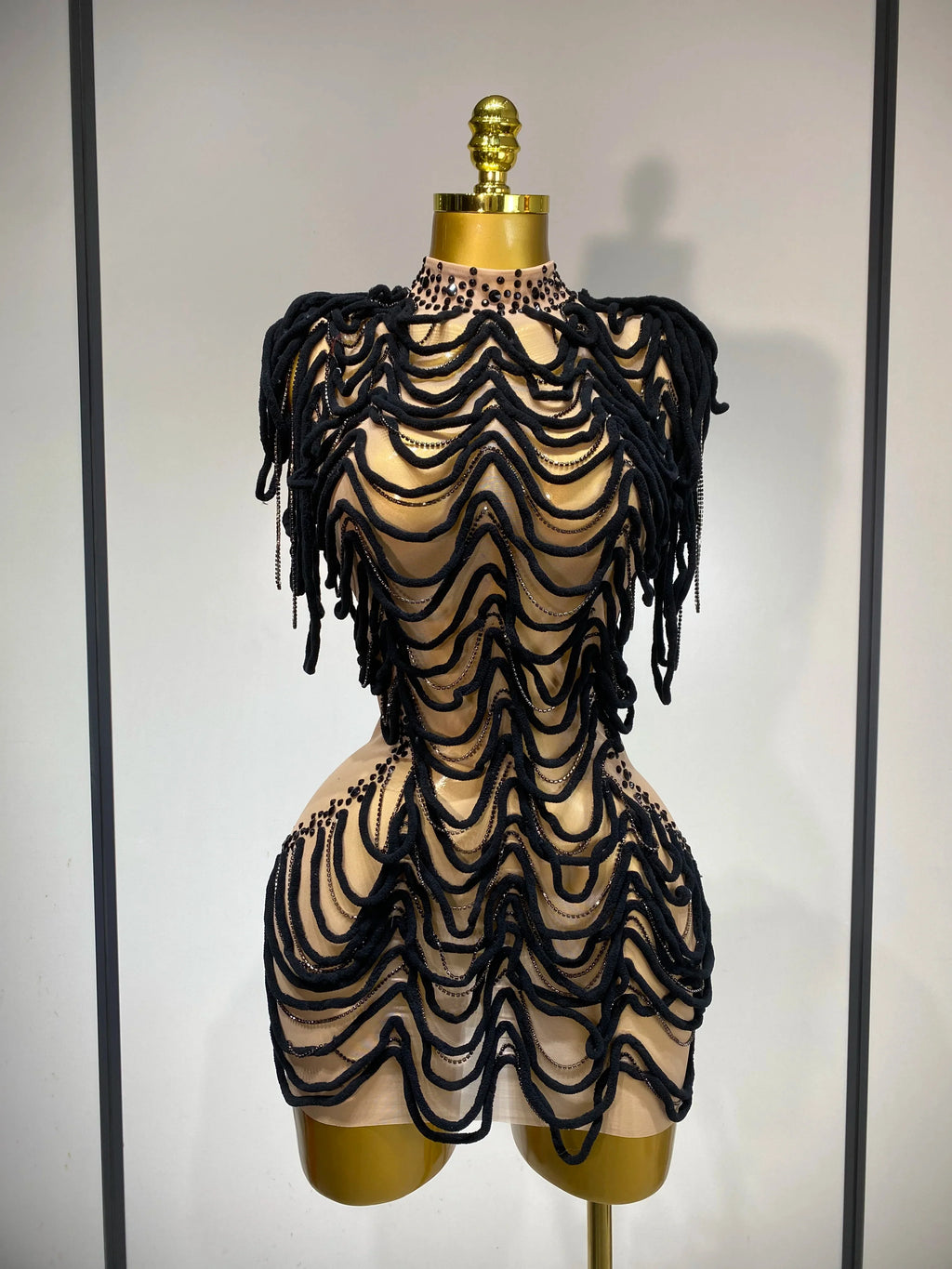 Venia Rhinestone Dress