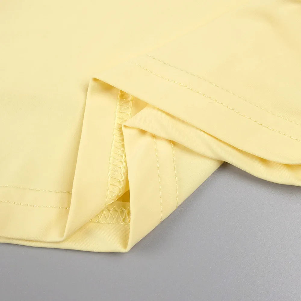 Yellow Silk Maxi Dress