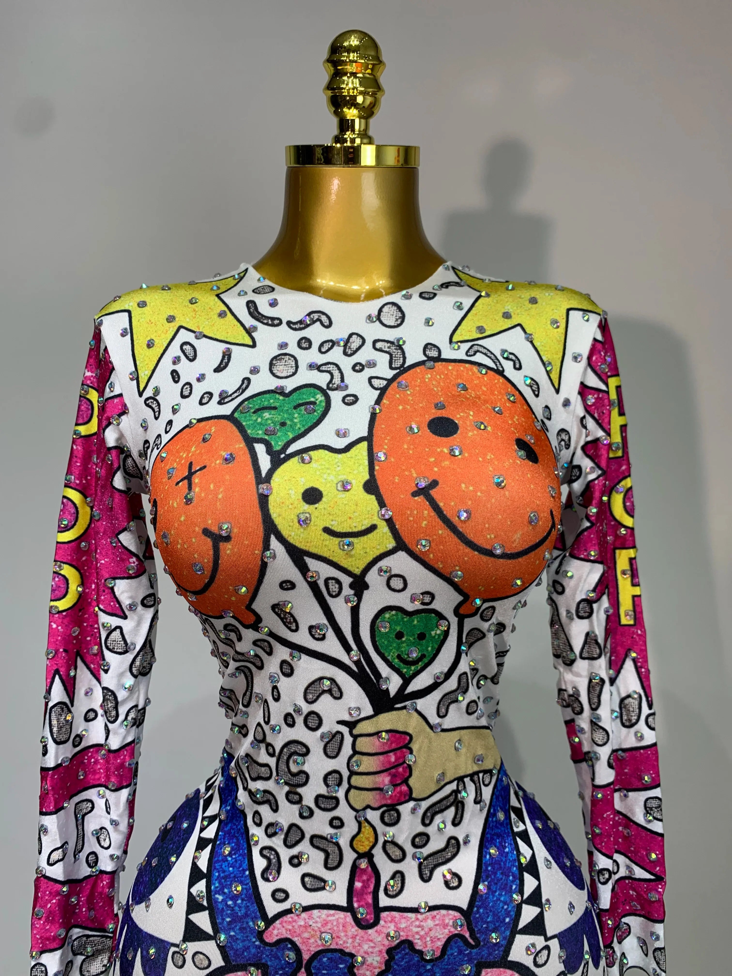 Cartoon Print Jumpsuit