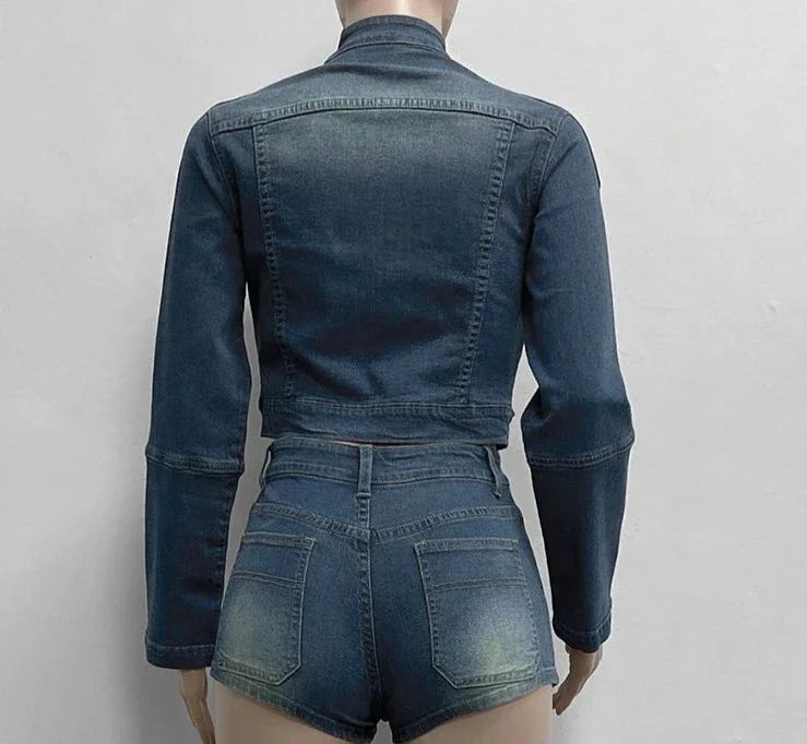 Kenya Short Denim Set
