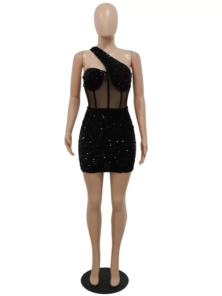 Kyra Sequin Mini Dress