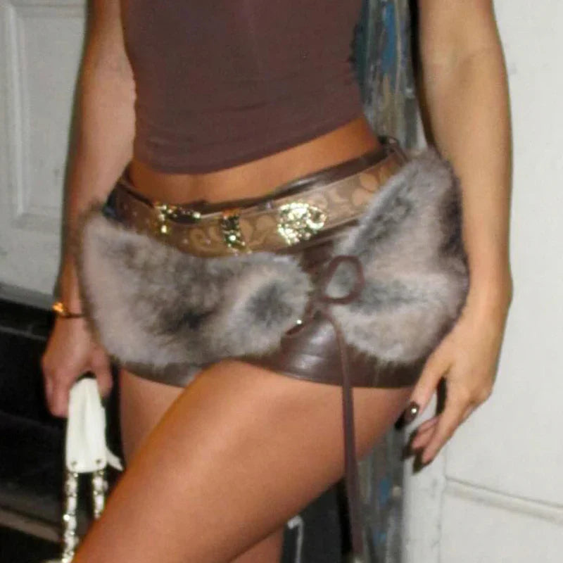 Vintage Furry Belt