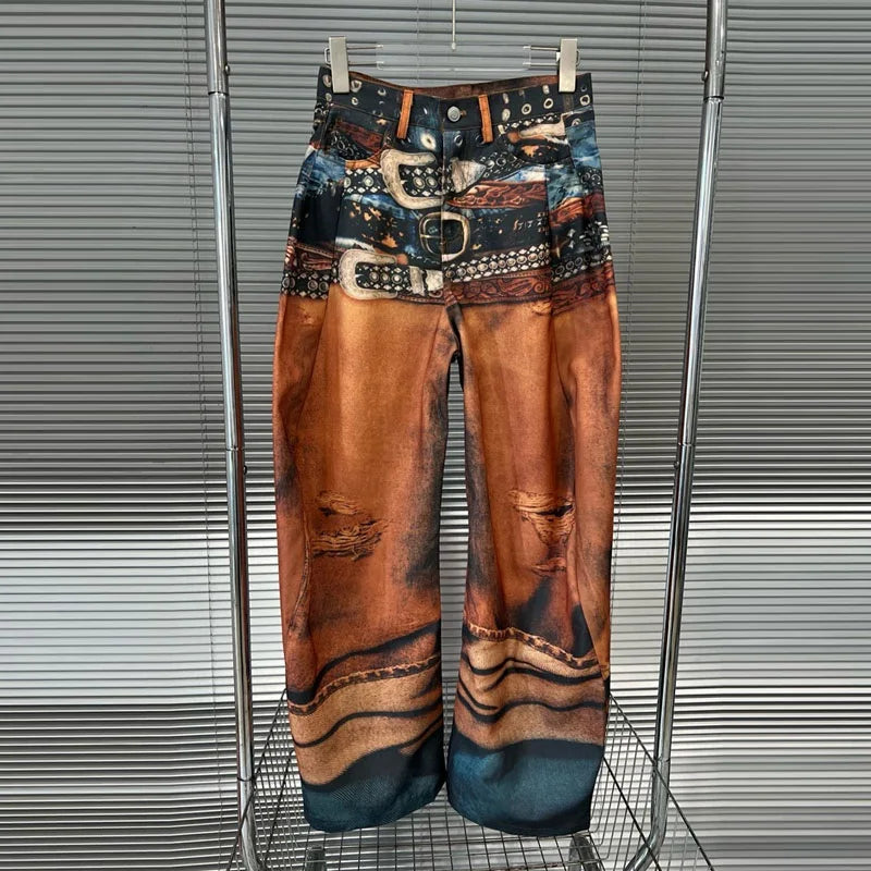 Multi Belt 3D Printed Trouser Pants 3D printing