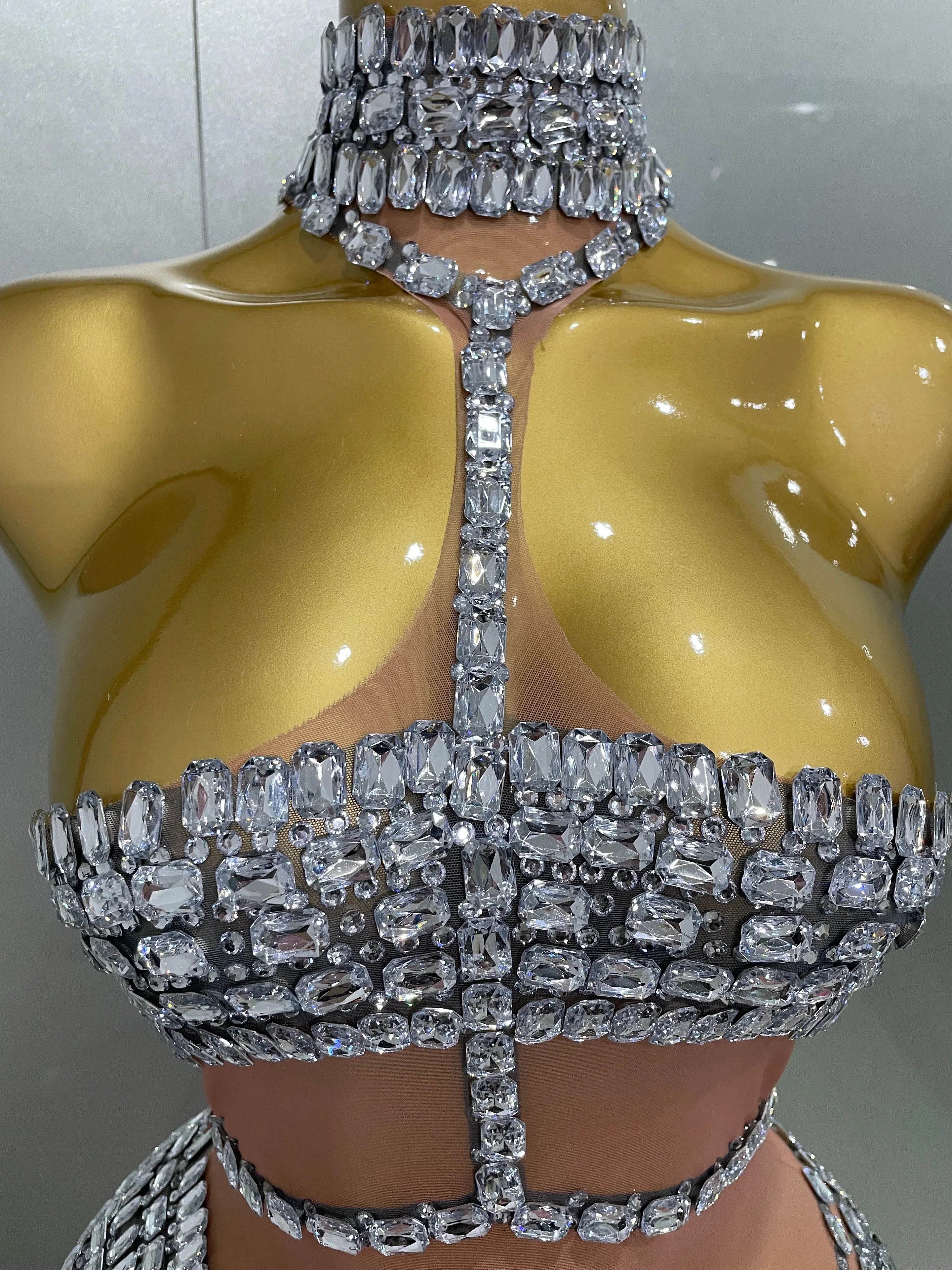 Hottie Rhinestone Mini Dress