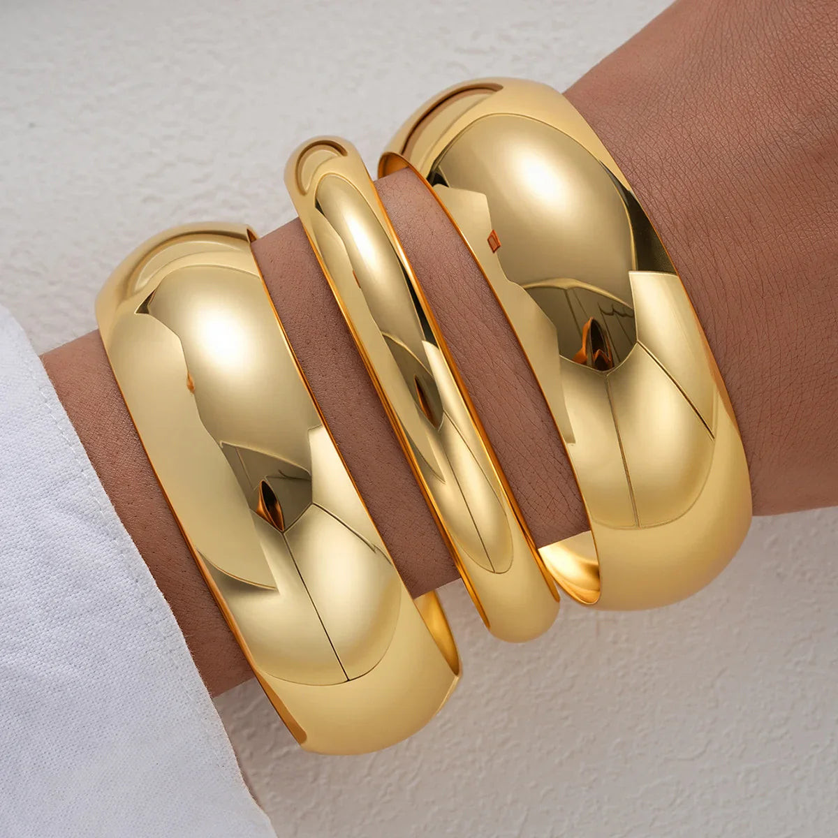 3pcs Gold Bangle Bracelet