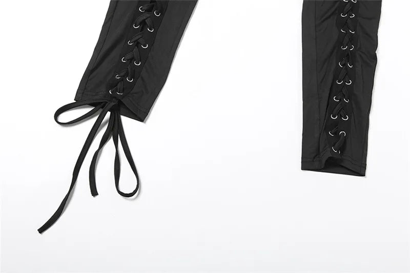 Iris Lace Up Pants Set