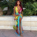 Emelia High Slit Skirt Set