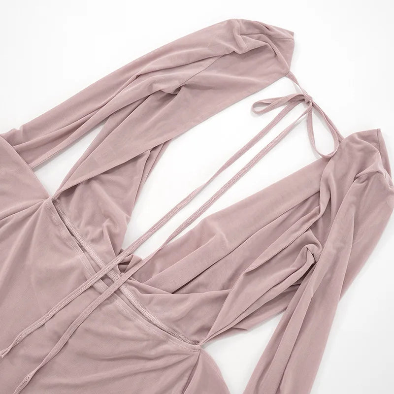 Lyla Mesh Mini Dress
