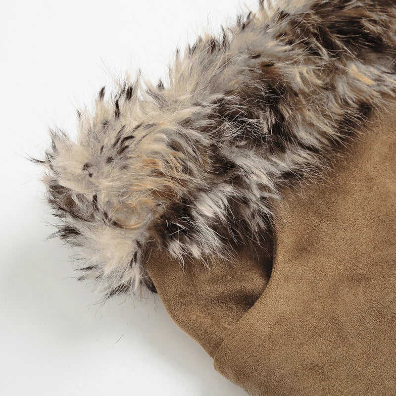 Wild Retro Fur Skirt