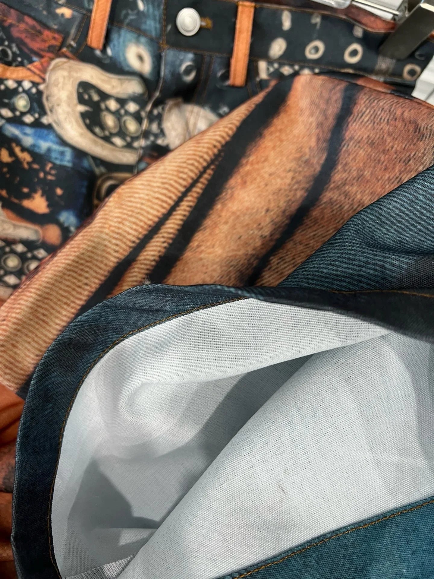 Multi Belt 3D Printed Trouser Pants