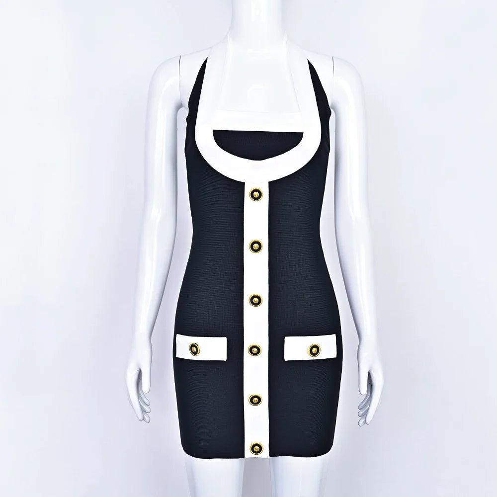 Hayli Bandage Mini Dress
