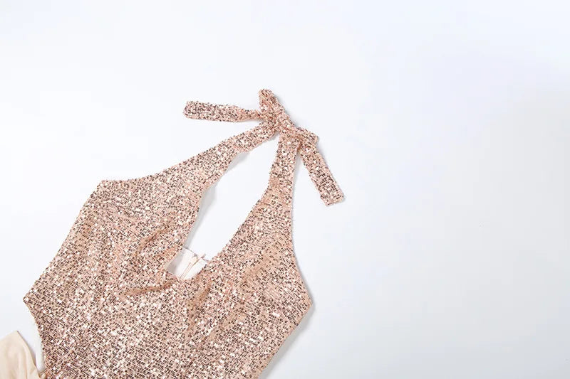 Vanna Mesh Sequin Dress