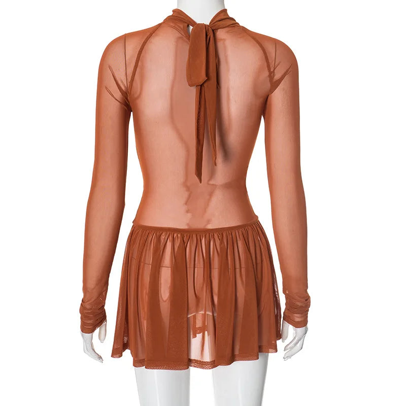 Lenya Mesh Mini Dress
