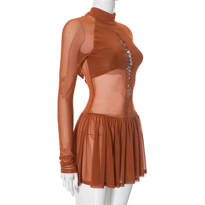 Lenya Mesh Mini Dress