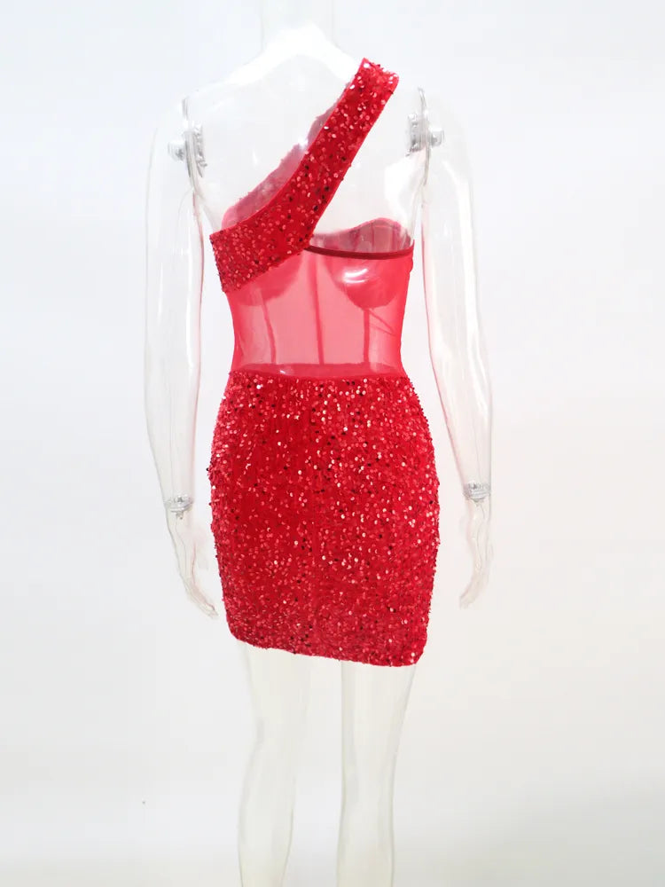 Kyra Sequin Mini Dress
