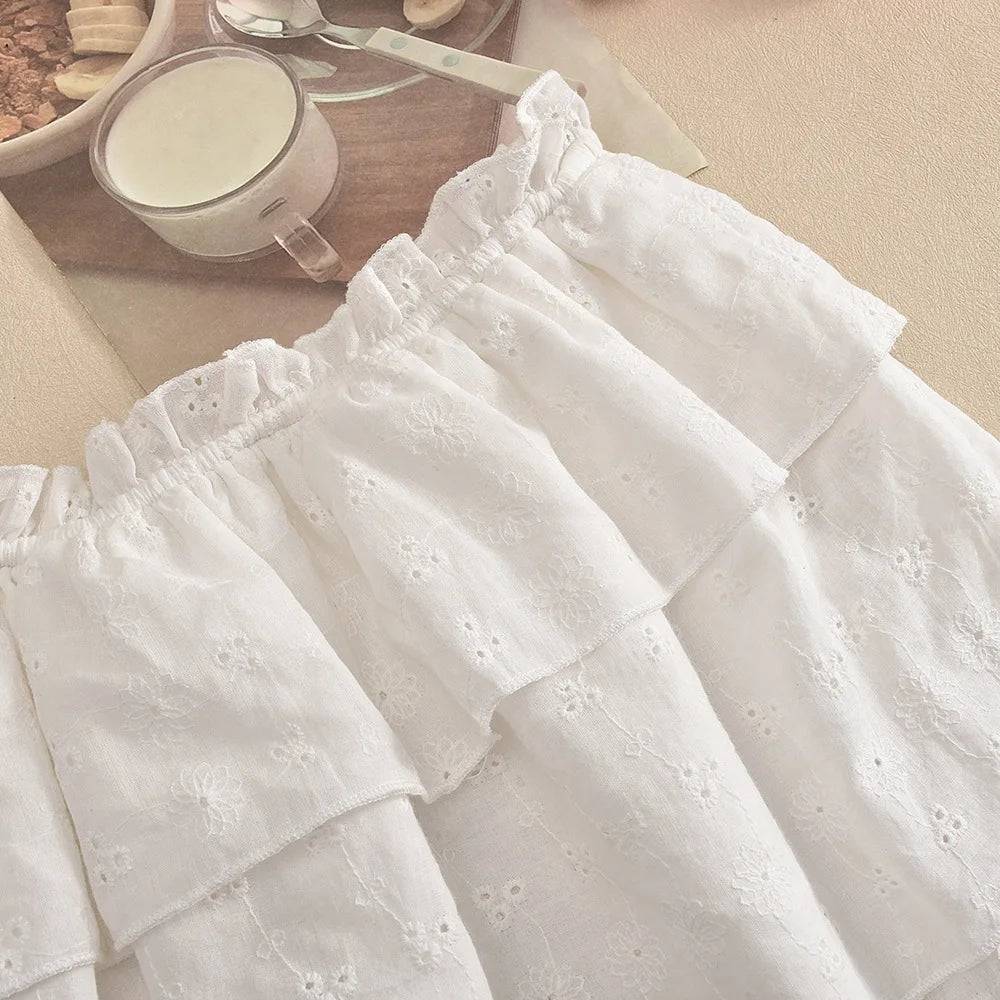 Cherry Tiered Skirt Set