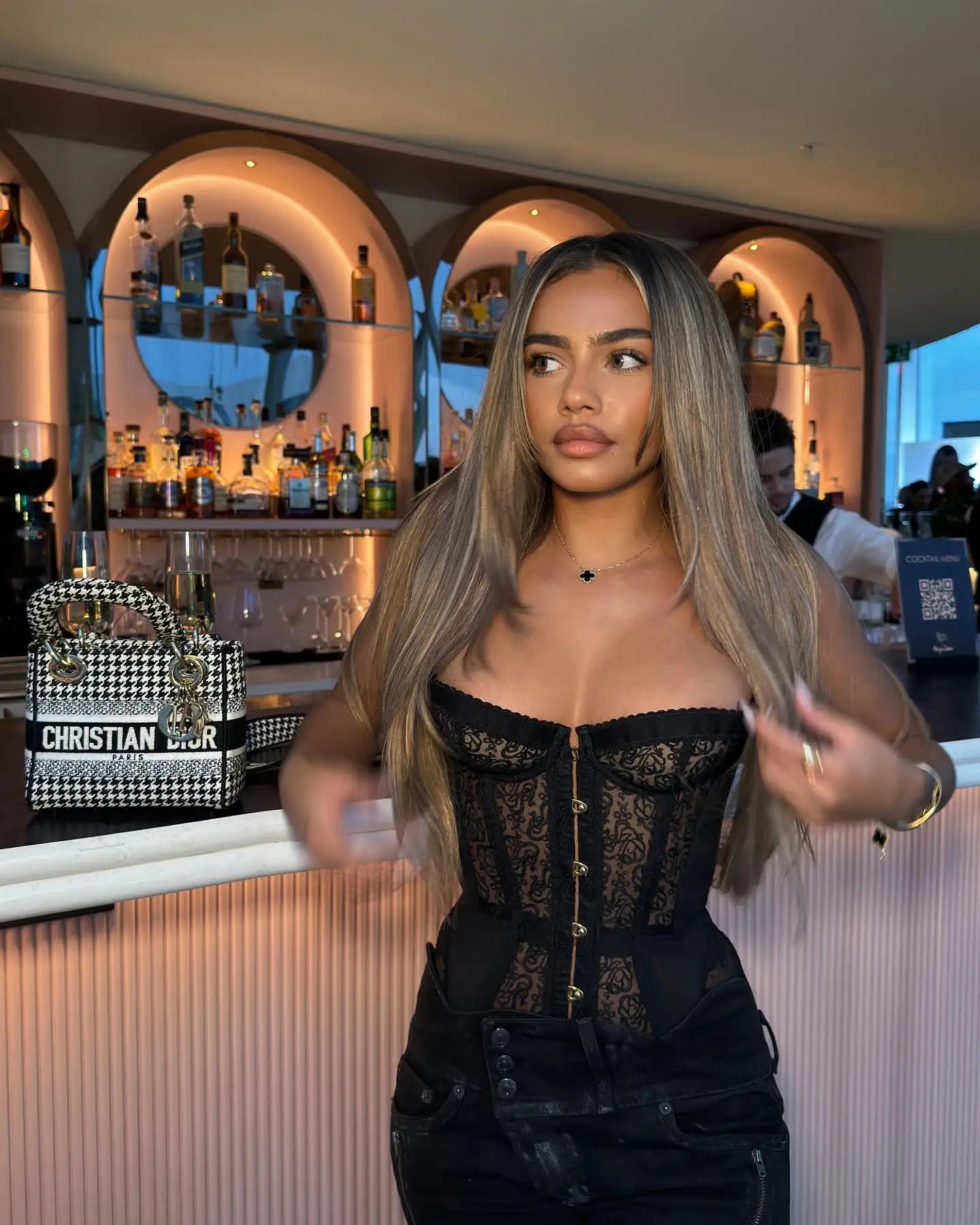 Lace Corset Tube Top