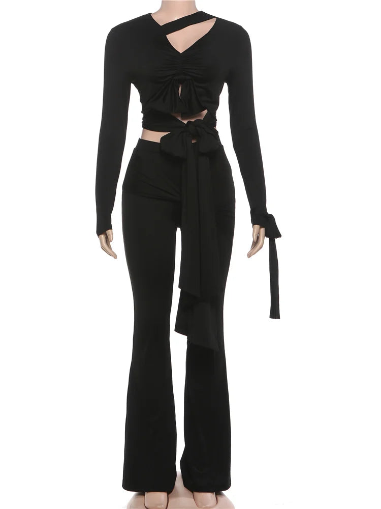 Demi Tassel Pants Set