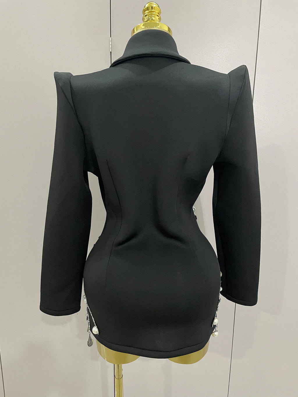 Pearls Blazer Mini Dress