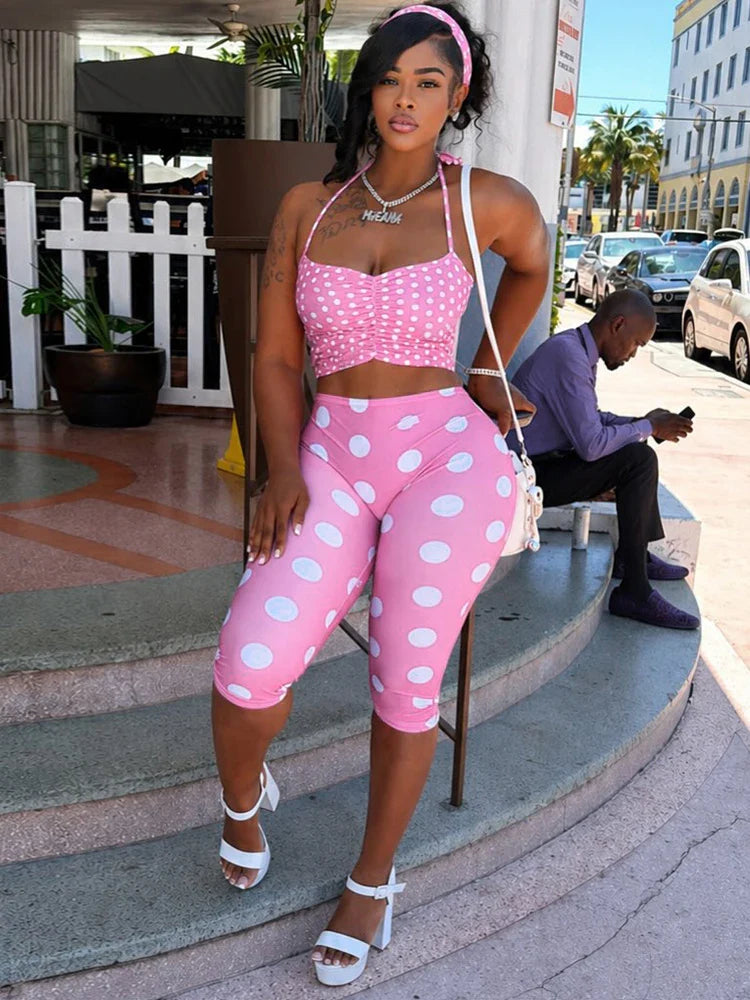 Ani Polka Dot Short Set
