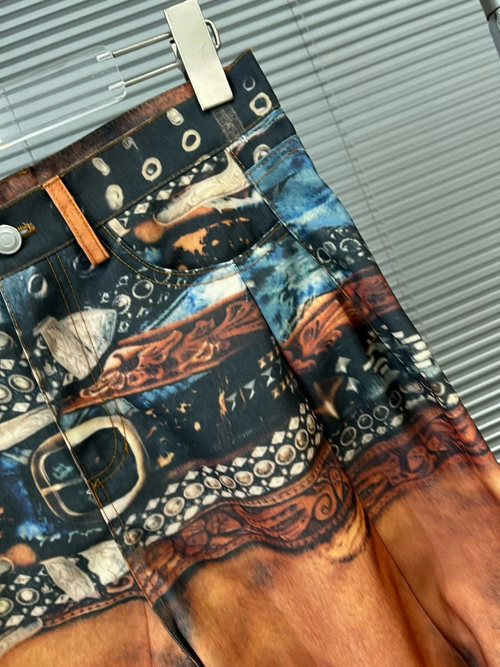 Multi Belt 3D Printed Trouser Pants