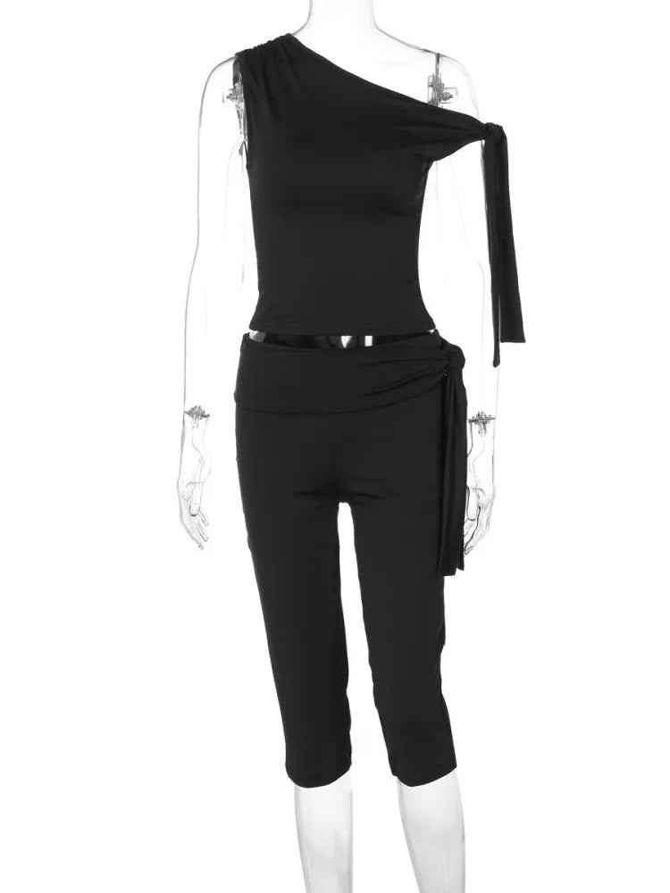 Hanie Short Set Black