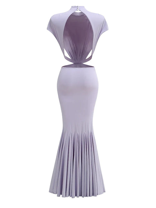 Bow Backless Maxi Dress
