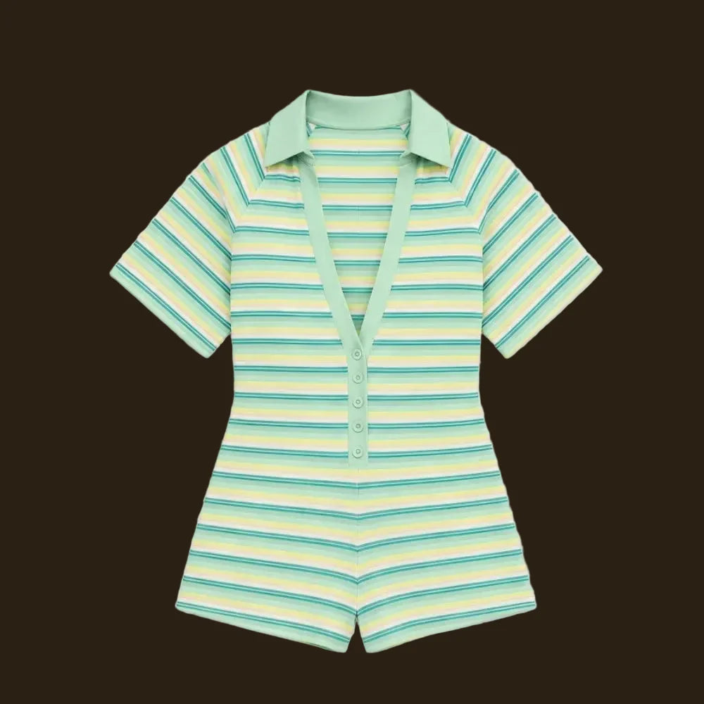 Reana Stripe Romper