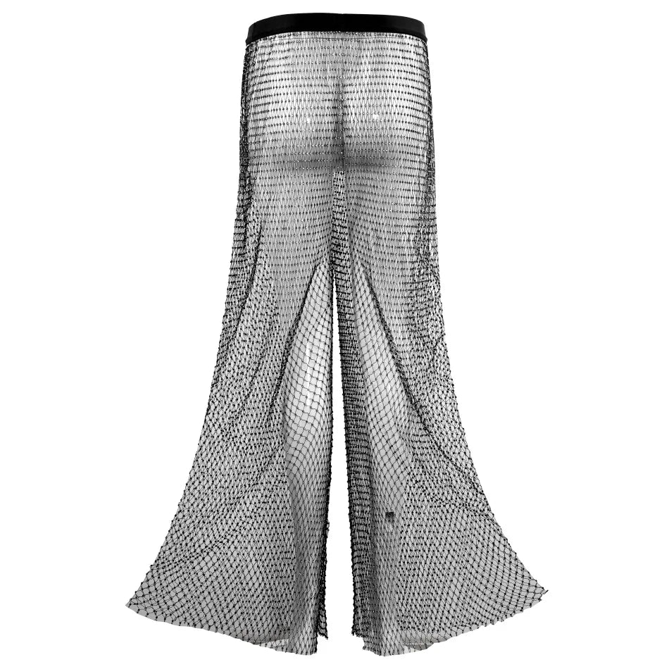 Sparkle Fishnet Rhinestone Trouser