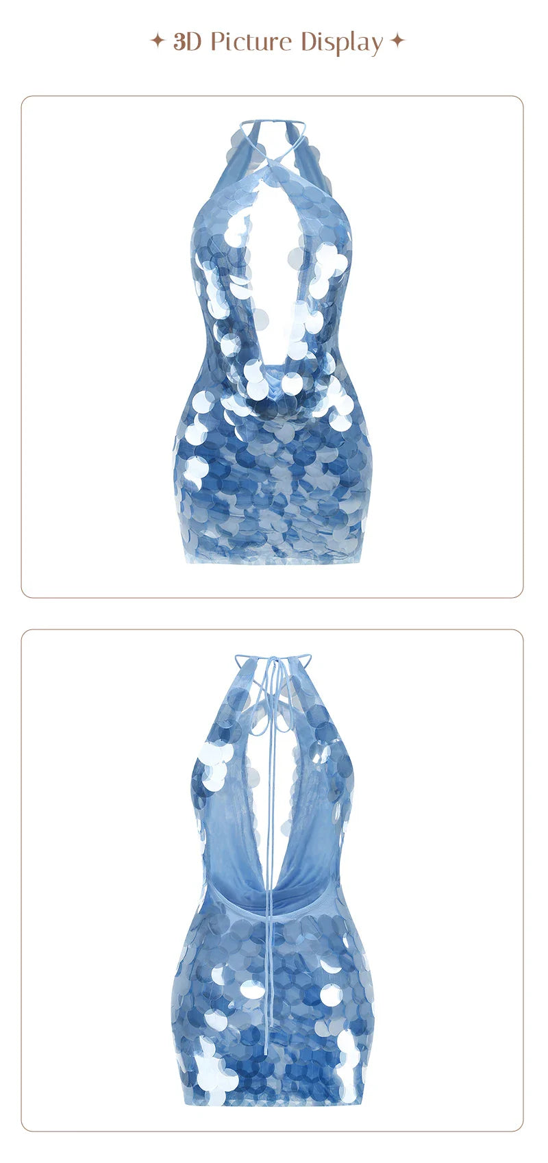 Shimmer Sequin Mini Dress