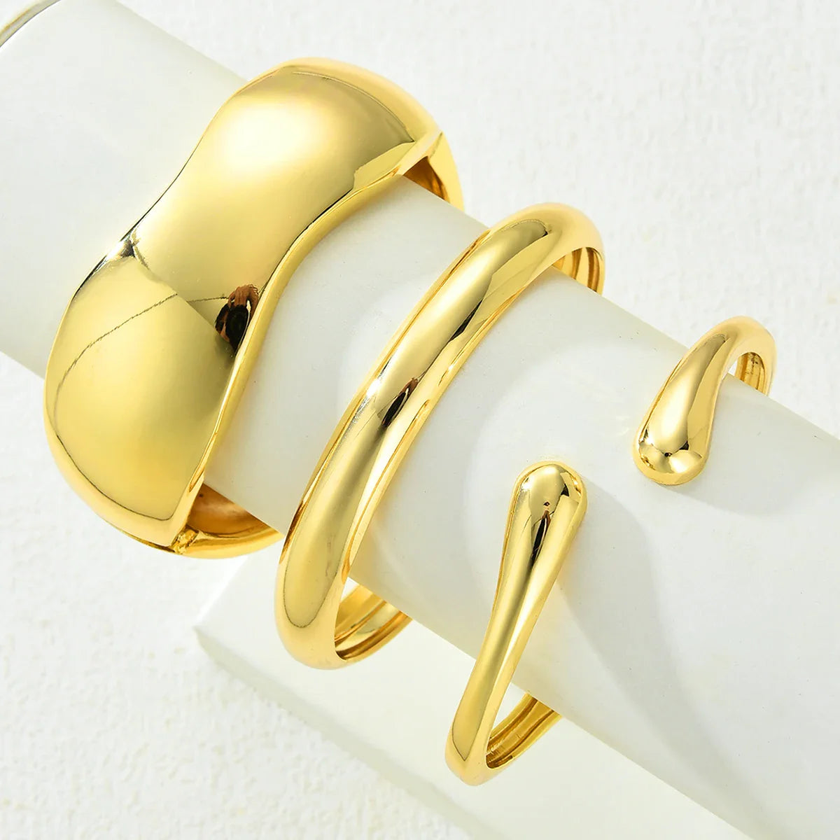 3pcs Gold Bangle Bracelet